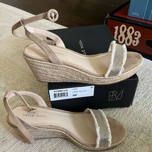 Pelle Moda Kosmo Sand Linen Kid Sue Women 9